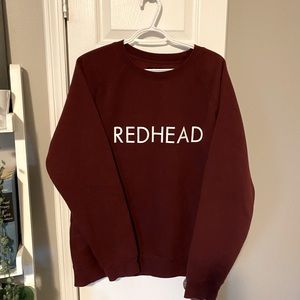 Brunette Label Hoodie: Redhead